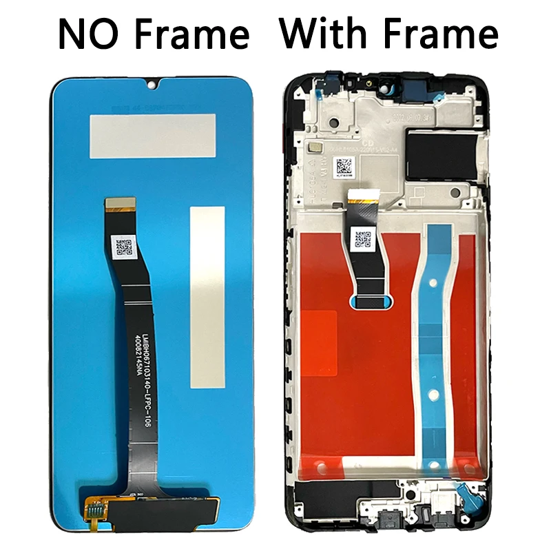 6.75\'\' For Huawei Nova Y70 LCD MGA-LX9 Display Screen Frame+Touch Panel Digitizer For Huawei Nova Y70 Plus MGA-LX9N LCD Display