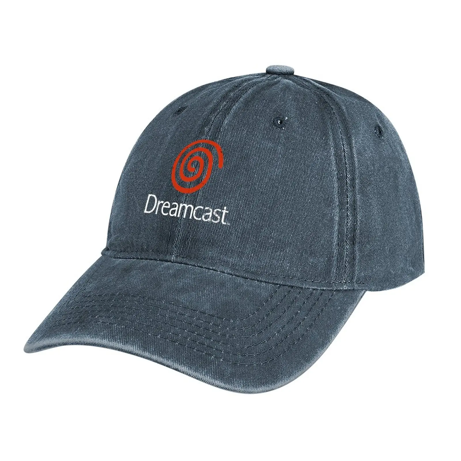 

Dreamcast Retro Video Game Company Logo with Weathered Effect Cowboy Hat Sunscreen Cosplay Hat For Women Men's