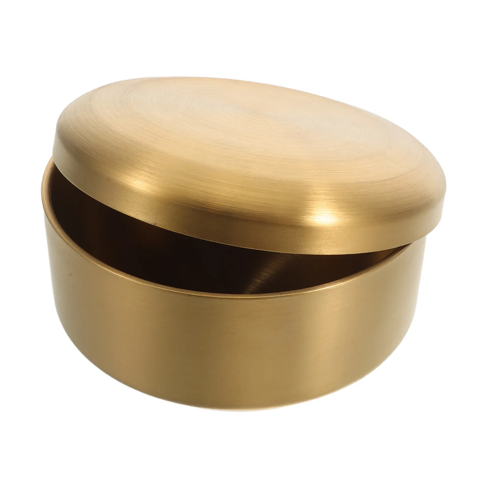 Shaving Soap Bowl Stainless Steel Lid Travel Portable Shave Cream Dish Men's Shaving Gift Bathroom Decor Shave Soap Cup