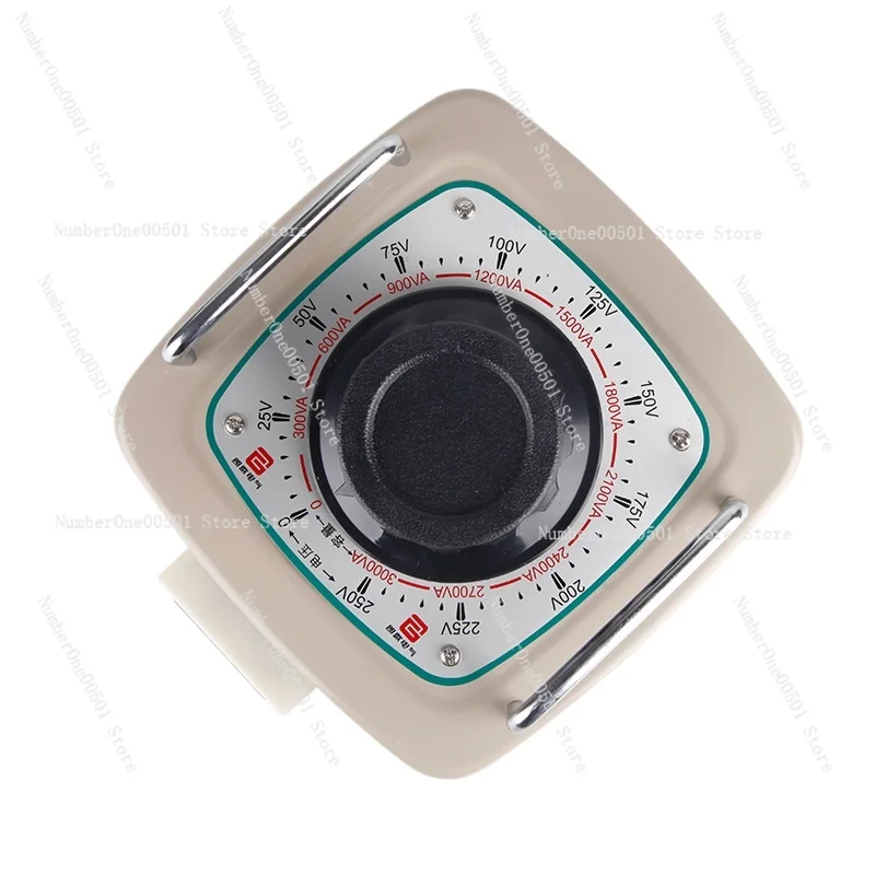 เครื่องควบคุมแรงดันไฟฟ้าเฟสเดียว 220V รุ่น TDGC2 กำลังไฟ 3KW แหล่งจ่ายไฟ AC ปรับแรงดันได้ 0-500V