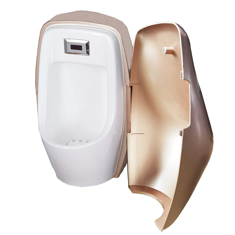 Household ceramic adult urinal automatic sensor urinal wall-mounted floor-to-ceiling men's urinal