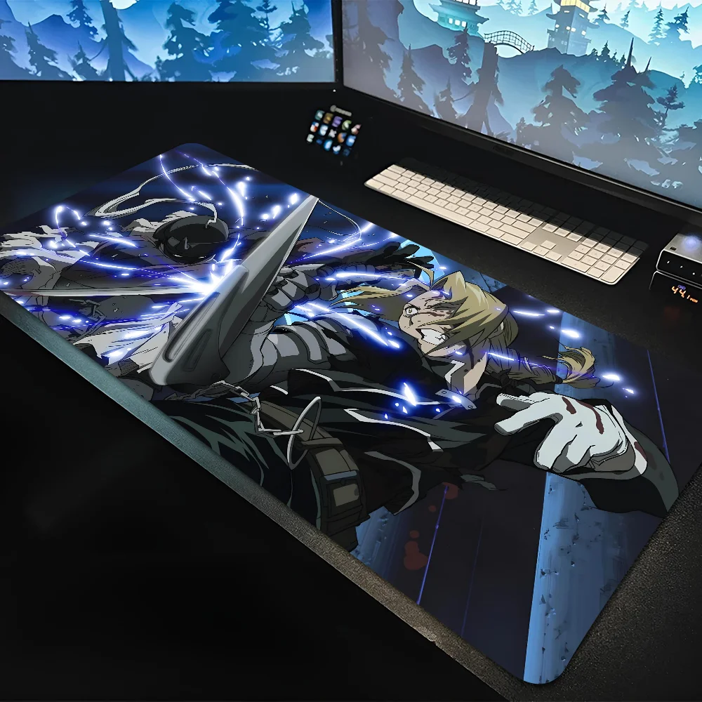 

1pc Z-Fullmetal Alchemist Non-slip Mouse Pad Suitable For Office Computers Laptops E-sports Game Desk Mats XXL Keyboard