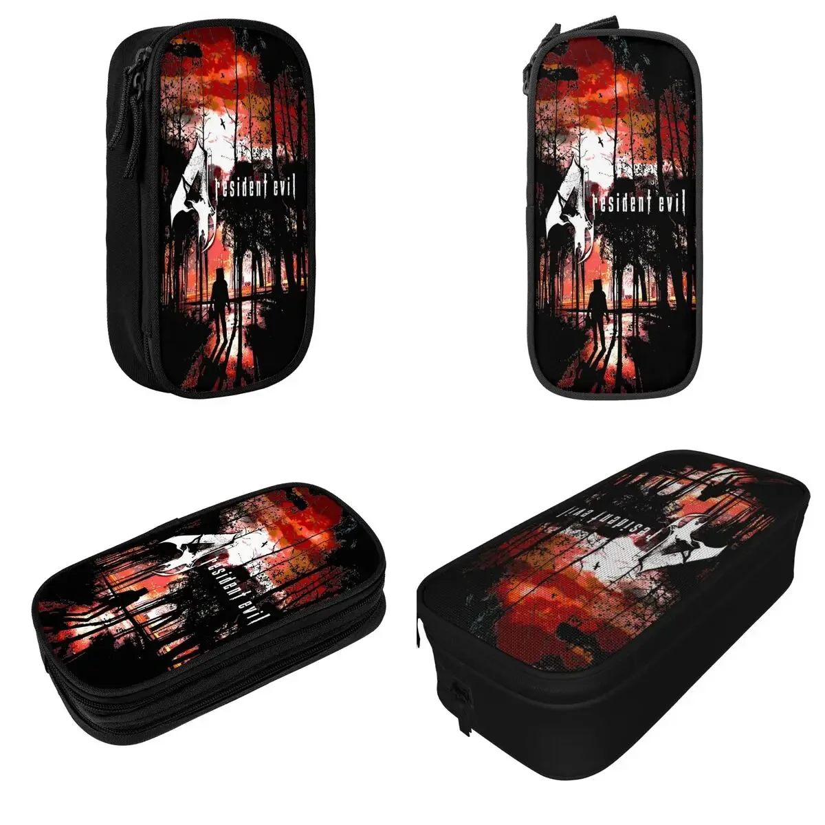 Resident New Eviled 4 Pencil Case Game Umbrella Pencil Pouch Pen Box for Girls Boys Big Capacity Bags Students School Stationery view 2