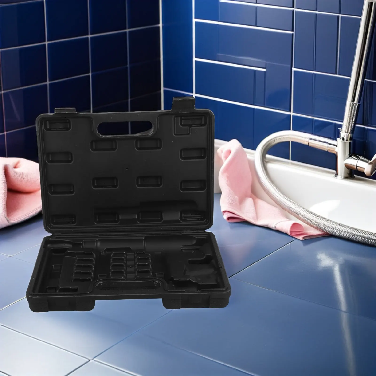 portable-tool-organizer-box-pneumatic-tool-storage-black-plastic-hard-case-handle-empty-toolbox-for-repair-power-tools-large