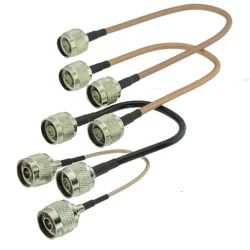 RG316 RG58 RG142 RG400 N Male to N Male Plug RF Coaxial Converter Connector Pigtail Jumper Cable Straight 6inch~20M