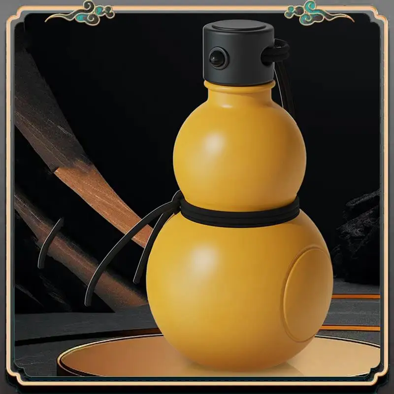 

Chinese Retro-Inspired Gourd Water Bottle 900ML Gourd Water Bottle Large Capacity Water Bottle Sky-Blue