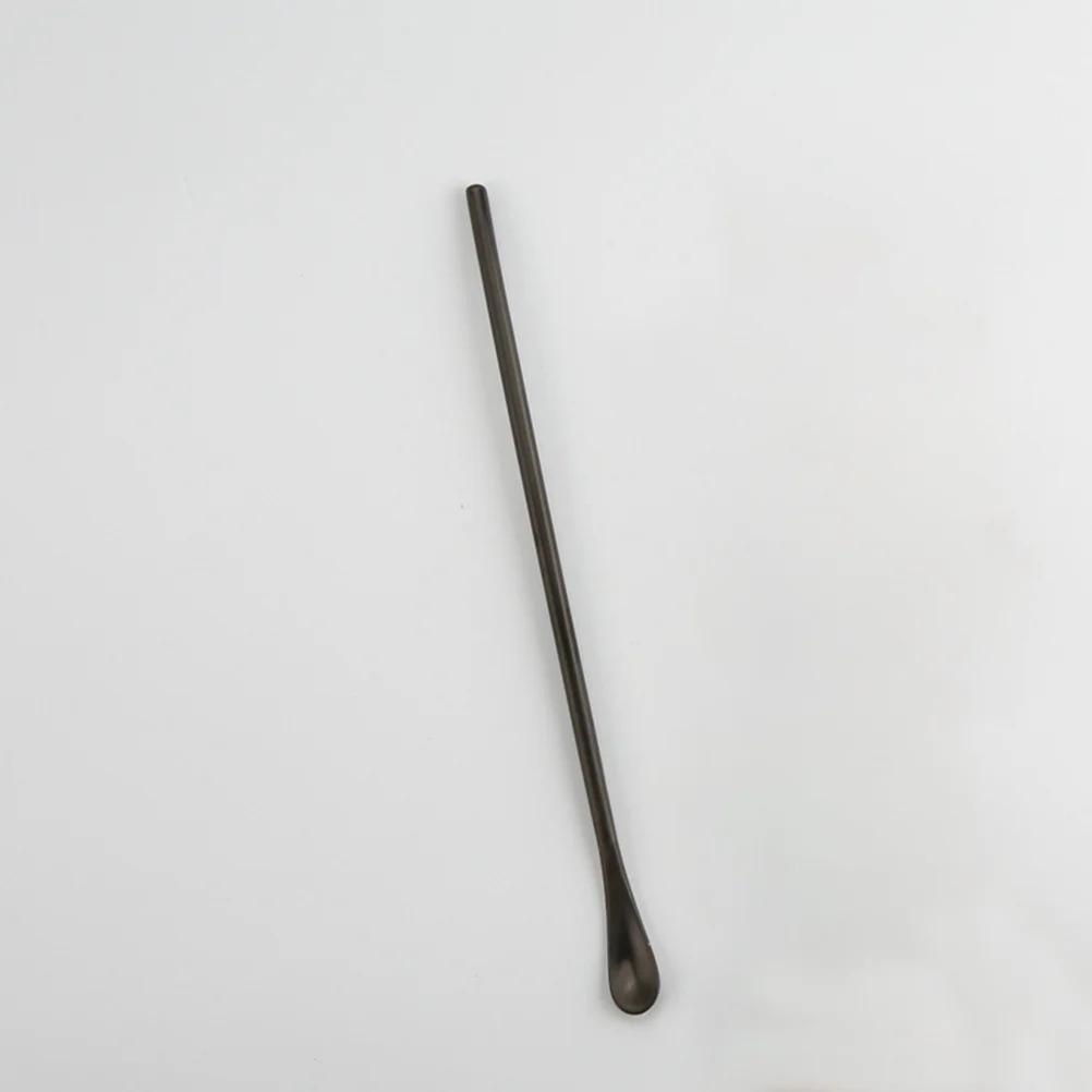 

Long Handle Stainless Steel Spoon 22cm Polished Finish Dessert Tea Coffee Ice Cream Spoon Kitchen Tool Home Bar Use