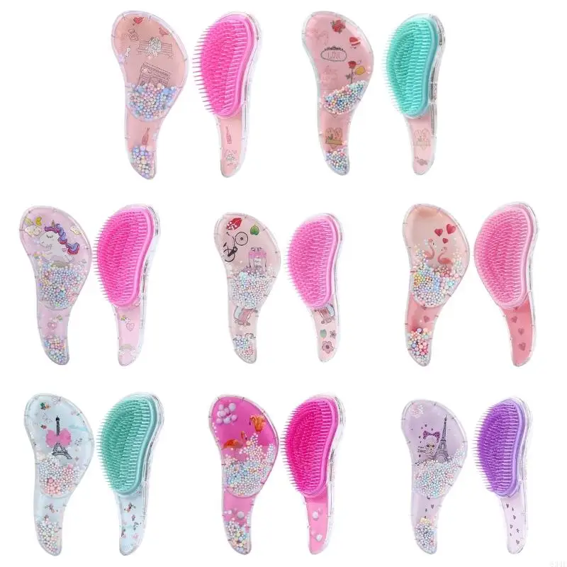 

634F Detangling Hair Brush Detangler Comb for Women, Men Kids Thick and Curly Hair