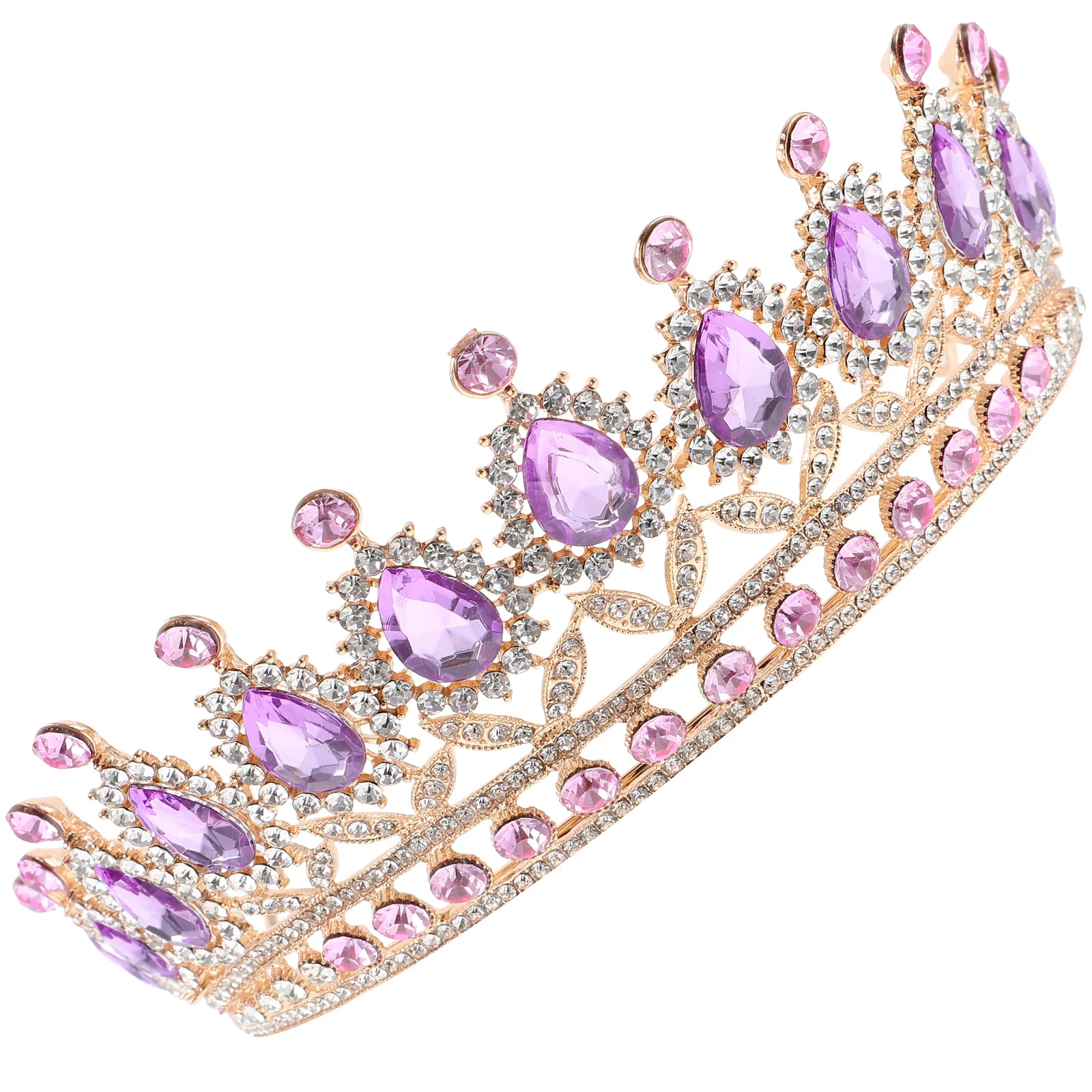 

Baroque Rhinestone Crown Bridal Headband Wedding Birthday Party Pageant Headdress Women Crowns Bridal Hair Accessories