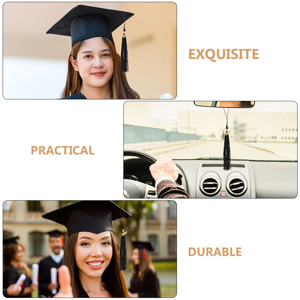 

12pcs Caps Charms 2022 Diy Accessories Doctoral Caps Graduation Hat Fringe Bachelor Hat Tassel Academic Graduation Tassel