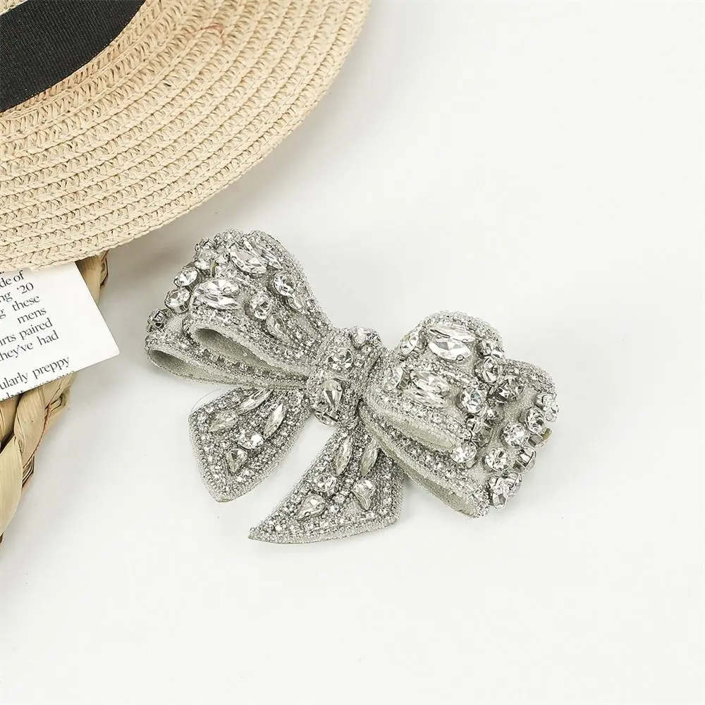 Materials Rhinestone Shoes Decorations Shiny Bow Shoes Flower Jewelry Shoes Buckle Accessories Women