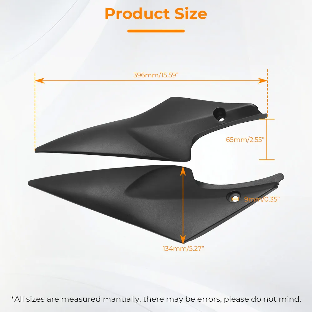 ABS Motorcycle Accessories Gas Tank Side Cover Fairing Panel For Suzuki GSX-R 600 750 K6/K7 2006-2007 Black