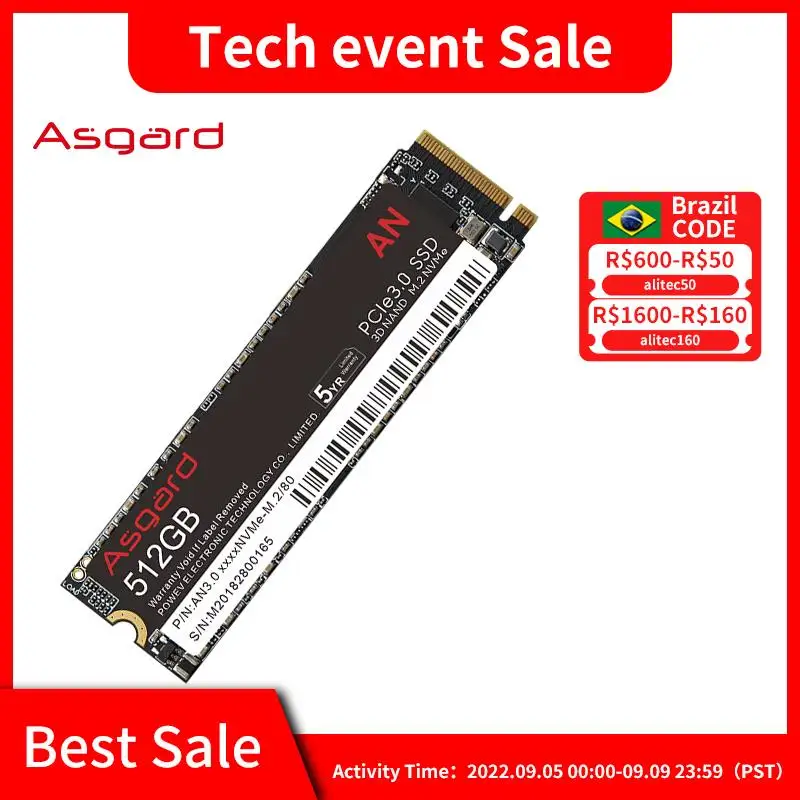 Go! Asgard M.2 ssd M2 512gb PCIe NVME 512GB 1TB 2TB Solid State Drive 2280 Internal Hard Disk for Laptop Cache