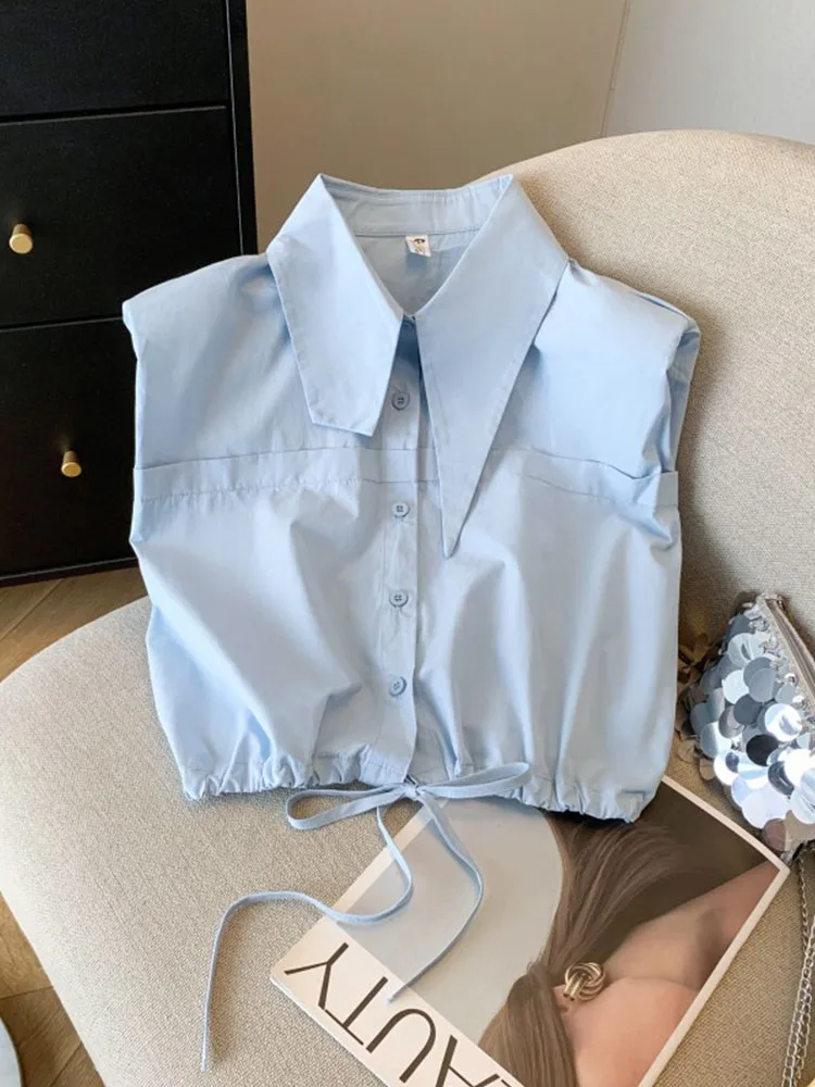 

Emily Clud Special Recommendation Women's ort Svel irt Unique Sli Top Small Size oulder Pad Summer Faion