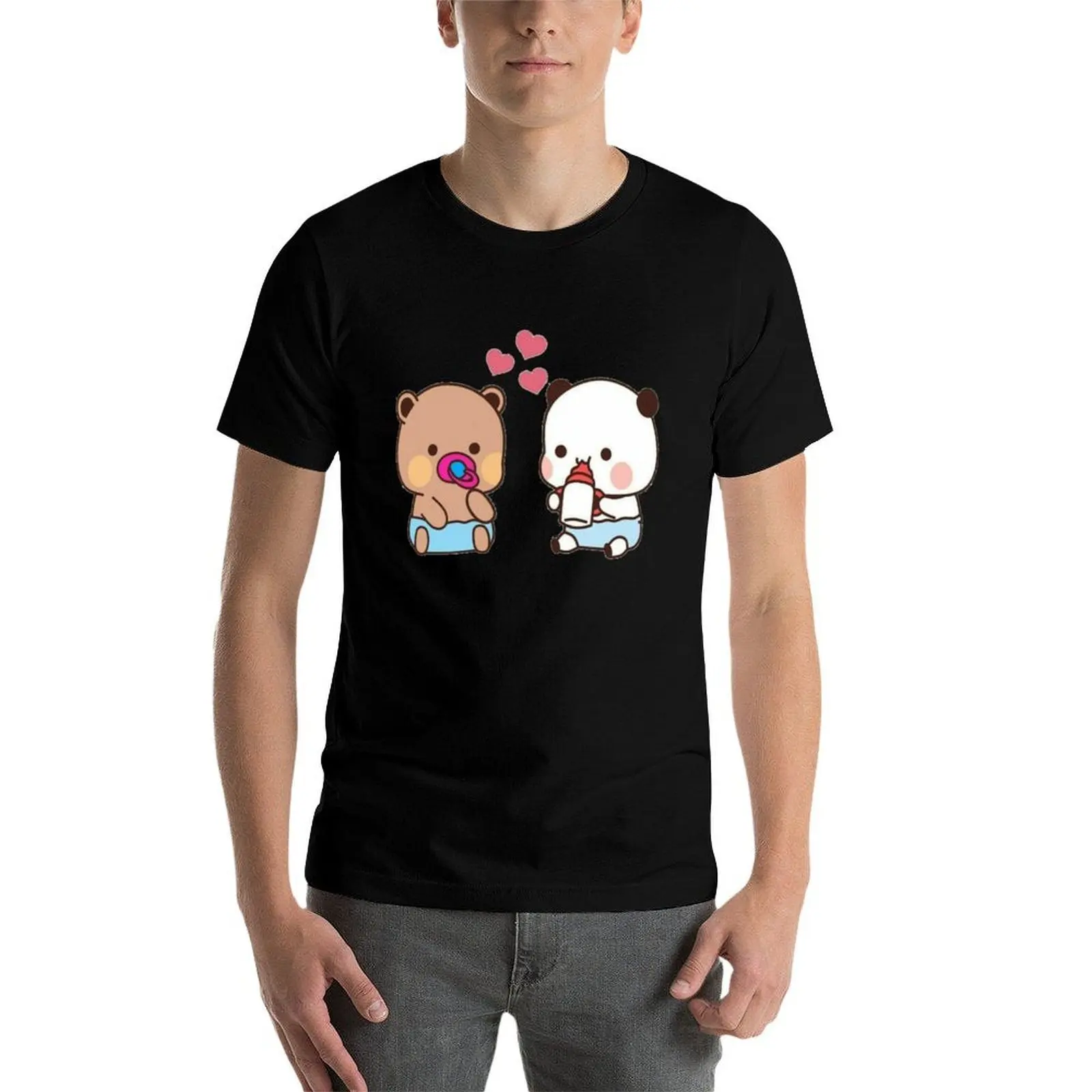 

Baby Panda Bear Bubu Dudu T-Shirt man t shirt graphic anime tshirt T-Shirt