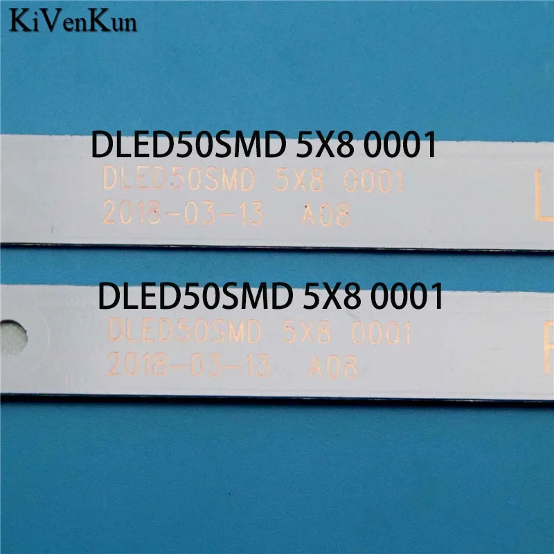 10 PCS/Set Brand New TV's LED Lamp Bars For Onn ONA50UB19E05 Backlight Strip DLED50SMD 5X8 0001 Lanes Tapes For RCA RSNMU5036-B