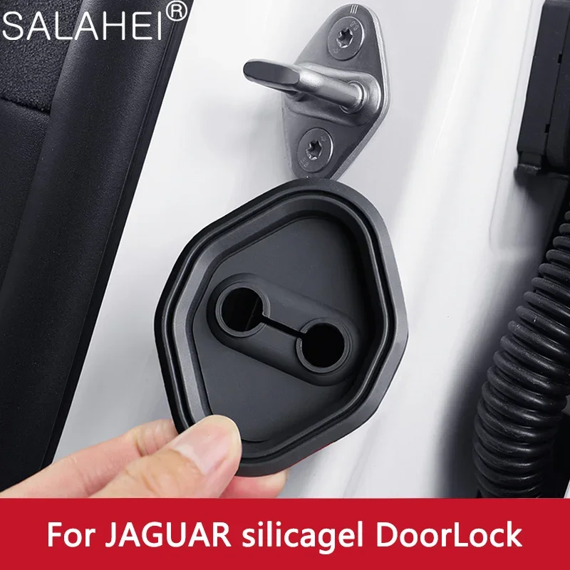 

Car Door Lock Cover for Jaguar XEL XFL E-PACE F-TYPE Auto Door Mute Damping Cushion Anti-scratch Silicone Protection Accessories