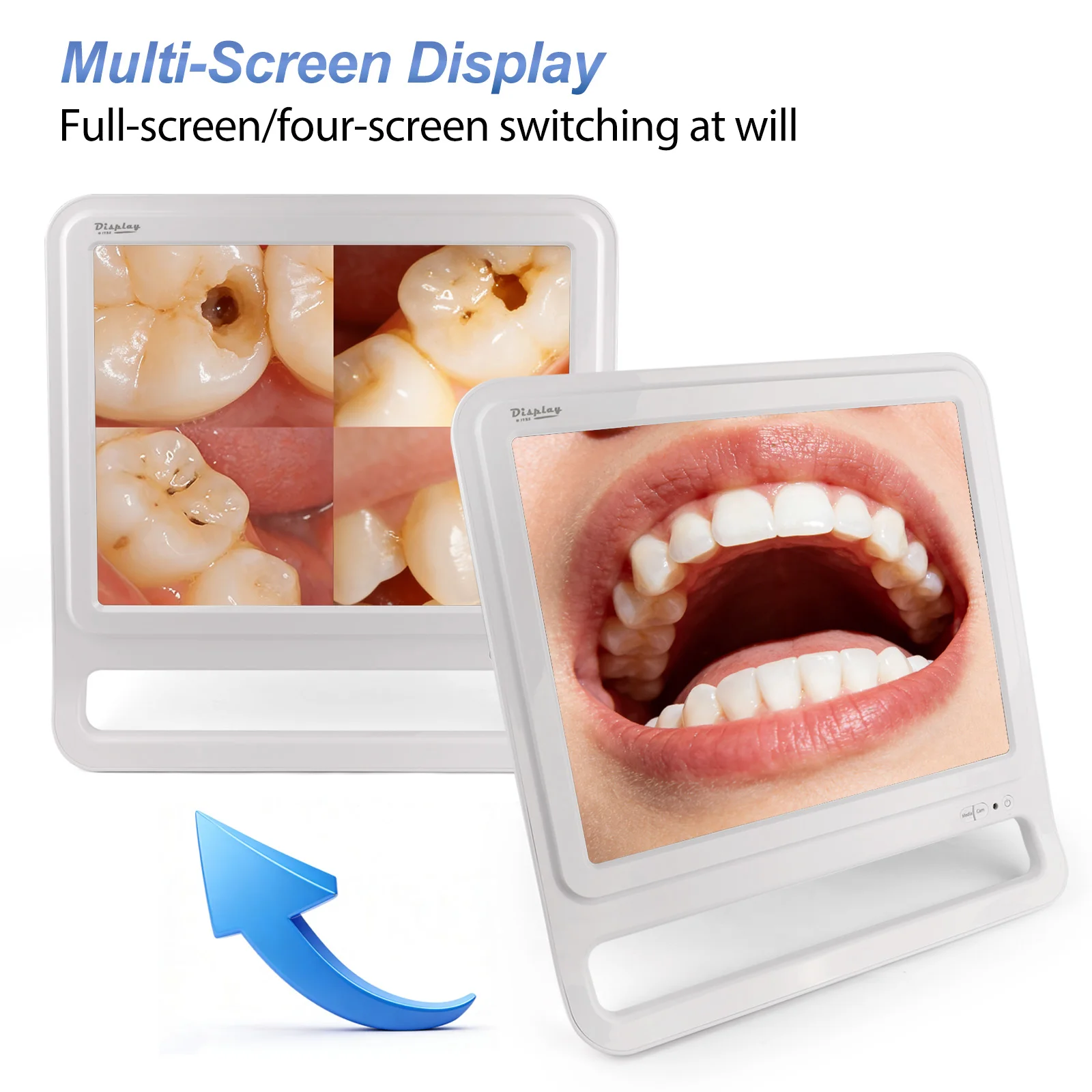 Dental Endoscope 17-inch LCD Monitor Wi-Fi  HD Digital Radio Intraoral Camera Smart Focus for Dental Chair