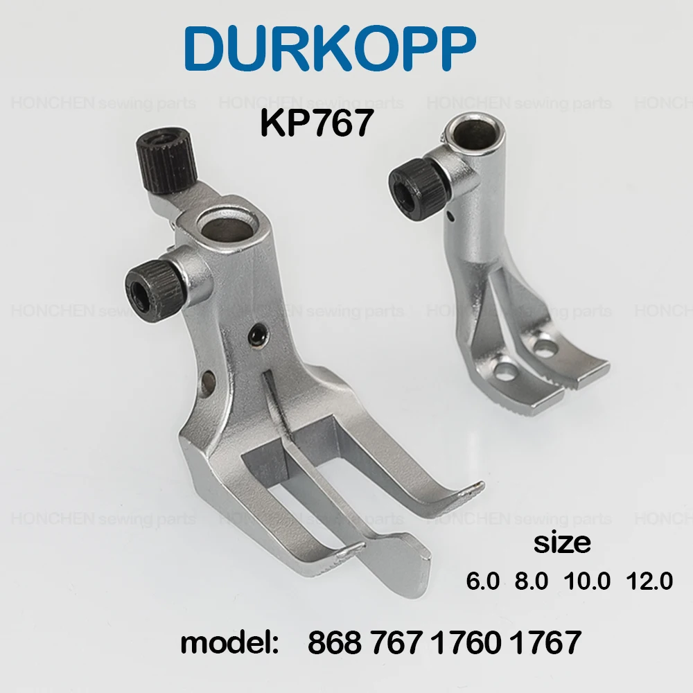 DURKOPP KP767 6.0mm 12.0mm Feeding Feet Presser Foot Fit DURKOPP KP767 1760/1767 868 Sewing Machine Double Needle Walking Foot