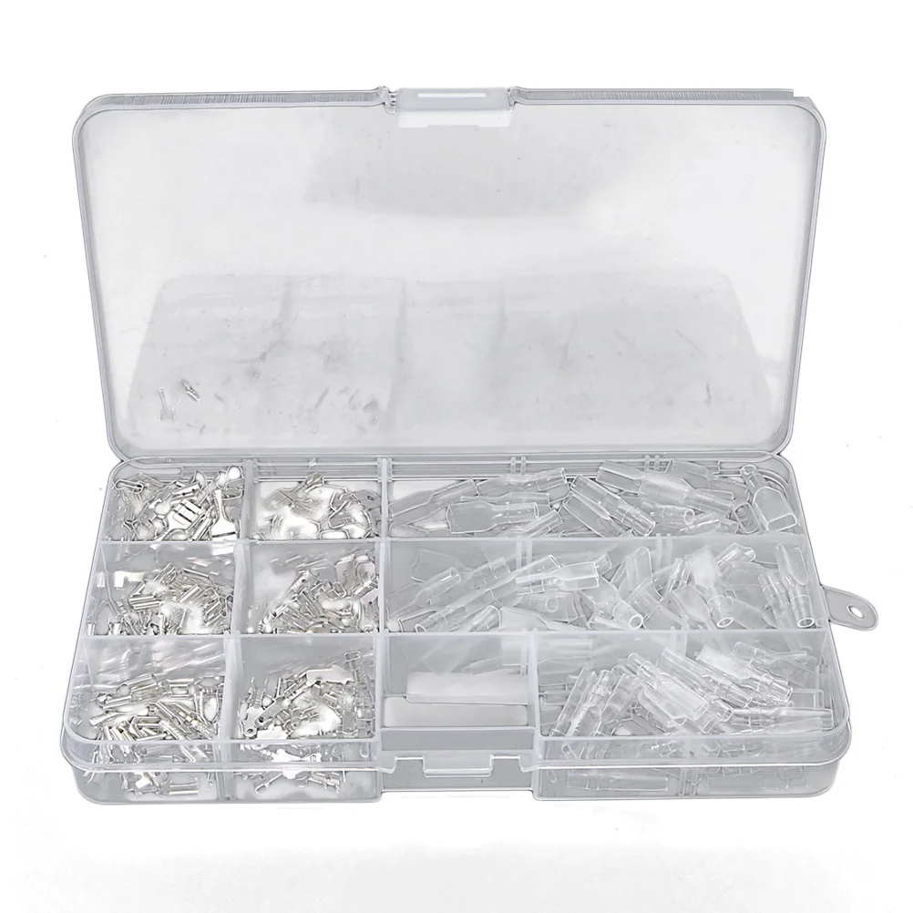 270 PCS Crimp Terminal Kit Connector Tool Cable Lugs Electrical Insulated Connectors