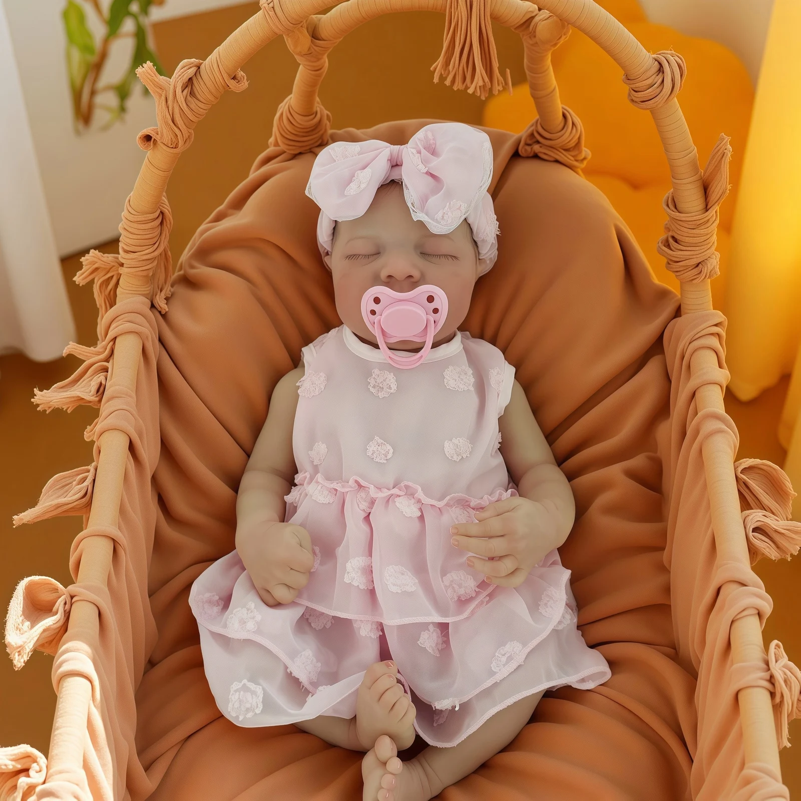 

Реалистичная кукла реборн для маленьких девочек 43 см - 17-дюймовый виниловый силиконовый 3D ручная роспись для всего тела, подарок на день рождения/Рождество