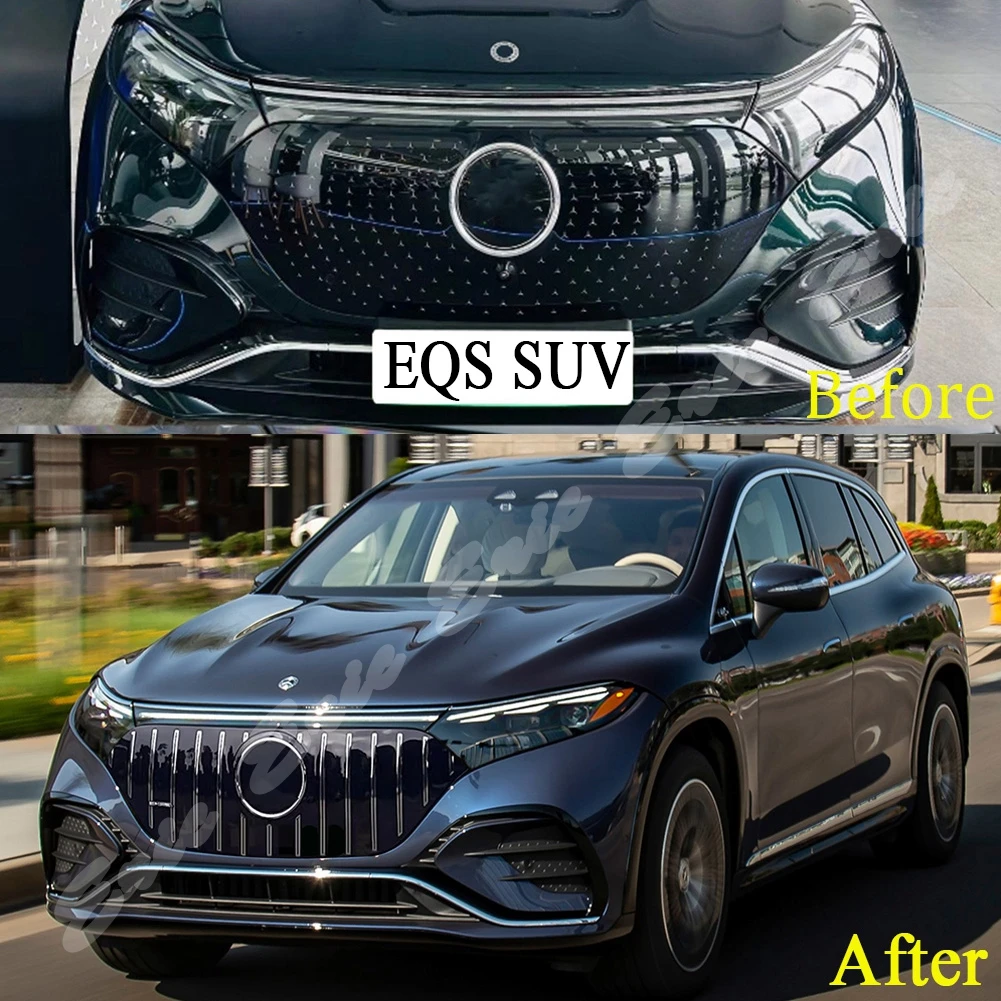 Beschermlijst RVS Mercedes EQS SUV (X296) 2022- RIBS - AV 235615