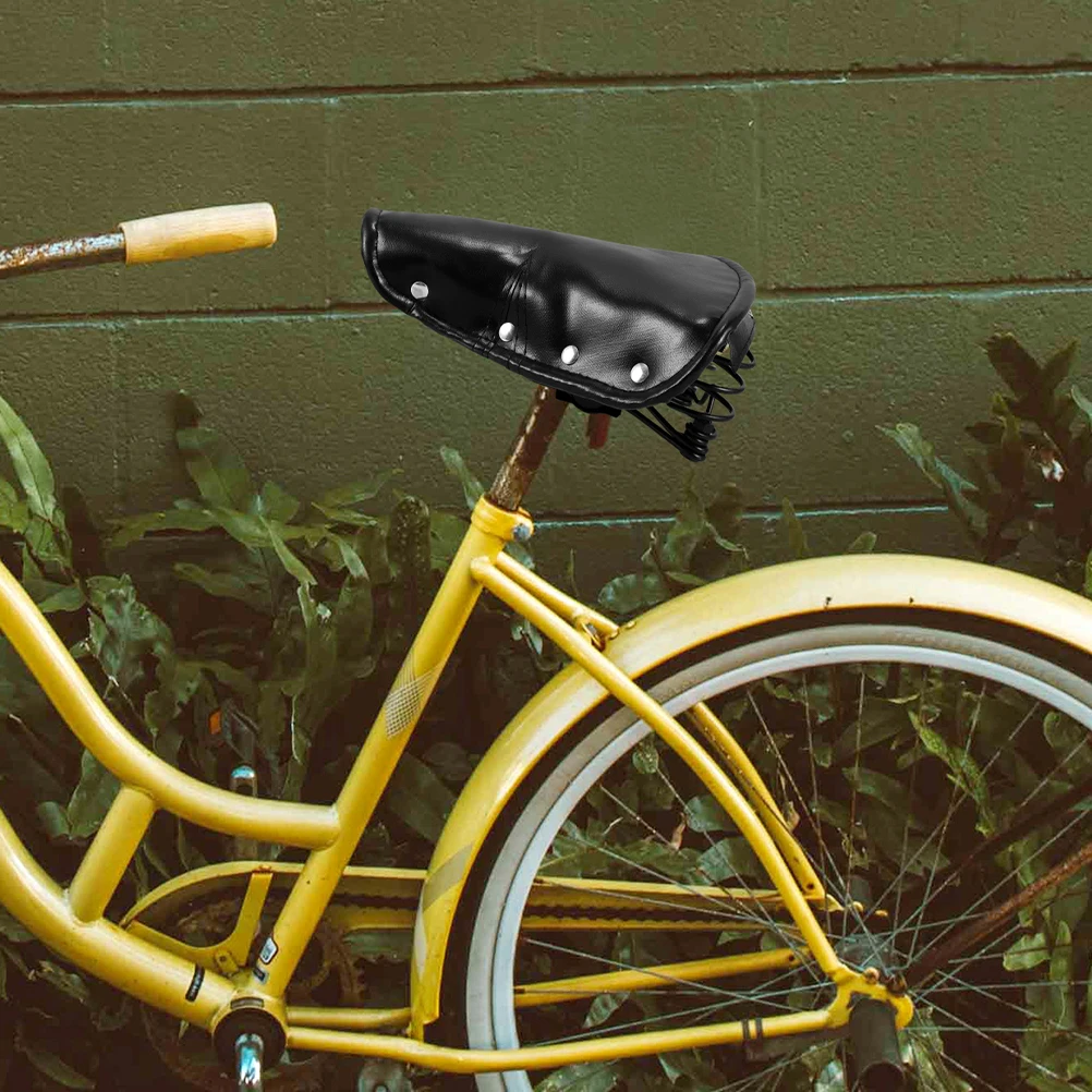 

2pcs Cushion Road Bicycle Saddle Vintage Bicycle Seats Wide Springs Comfort Retro Bike Seats