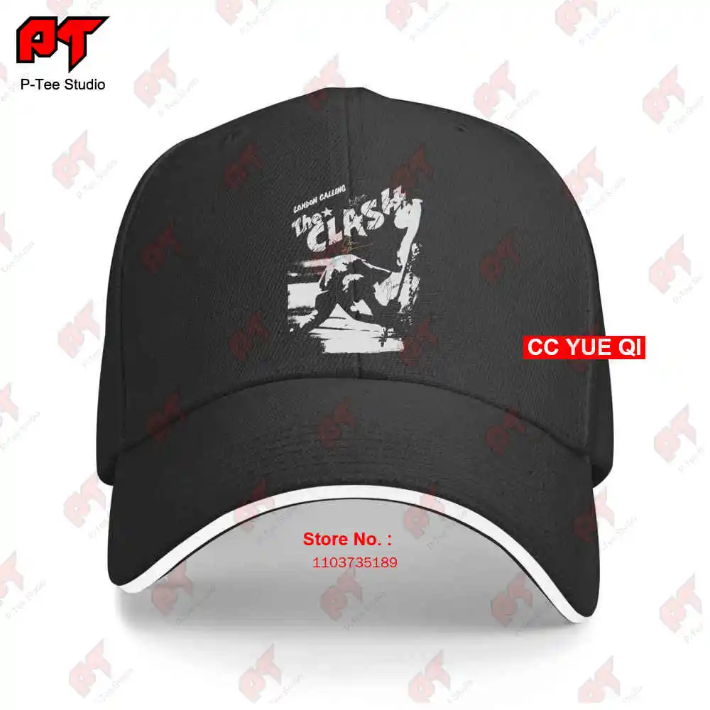 

The Clash London Calling Punk Rock Vintage Band Baseball Caps Truck Cap 7JVO