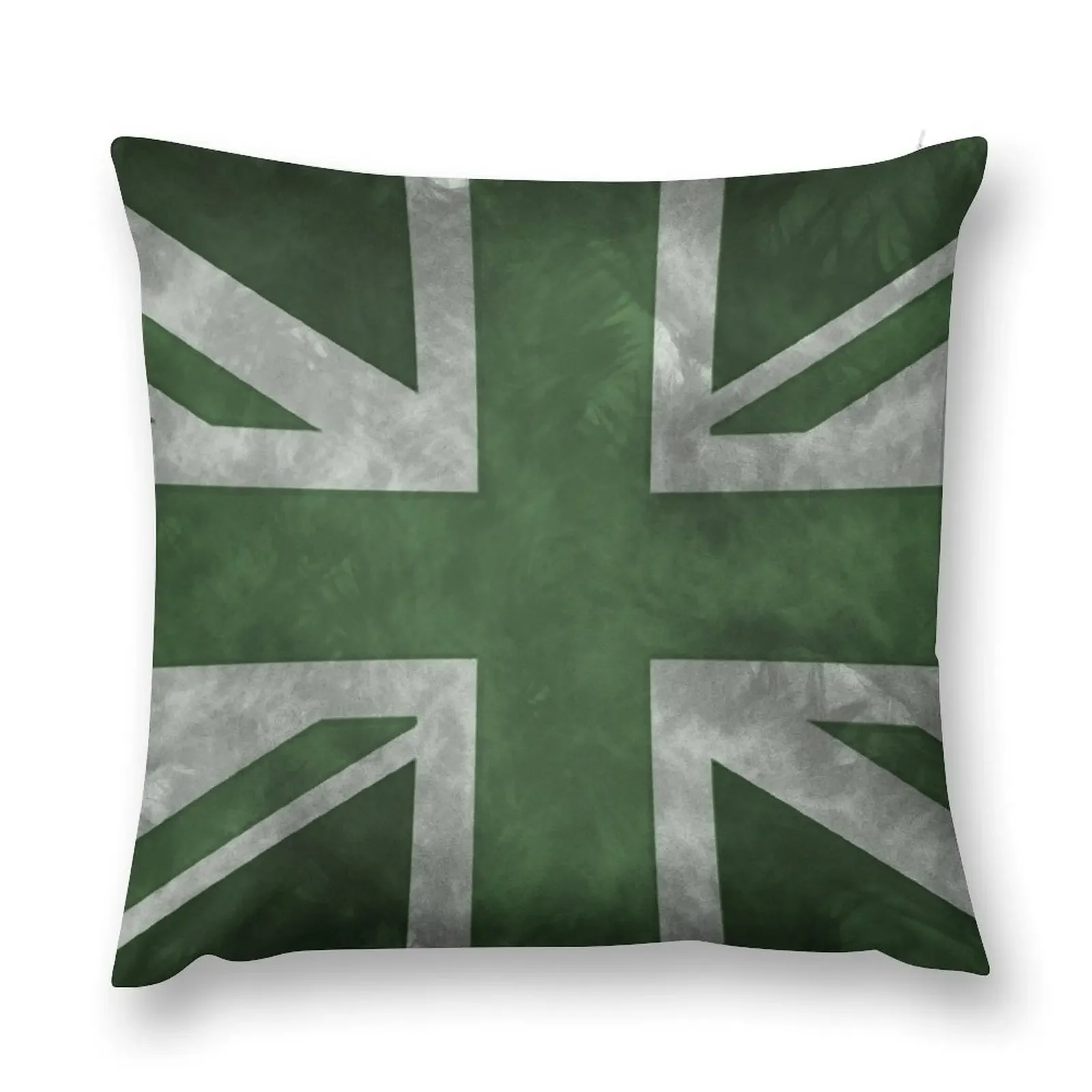 

Green Distressed Union Jack Throw Pillow Cushions For Sofa Cushion Child home decor items pillow