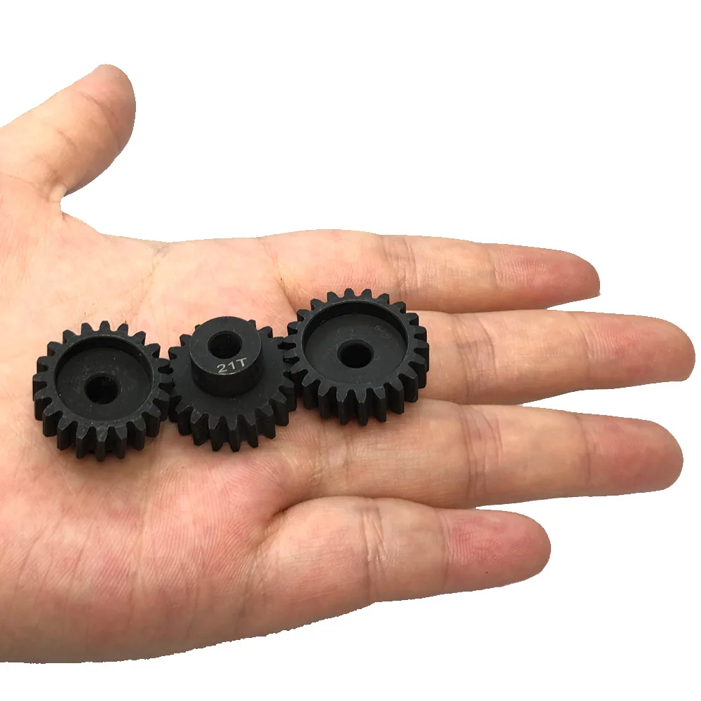 Ysido 20t 21t 22t pinhão do motor engrenagem de aço endurecido 5mm eixo para rc crawler peça do carro curto curso caminhão traxxas 1/5 xmaxx 8s