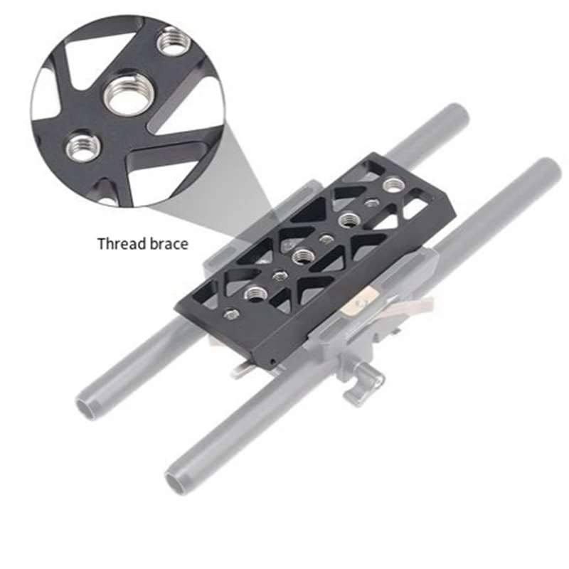 Imagem -04 - Multifuncional Portátil Leve Dovetail Skates Iron Head Rabbit Cage Base Durável Apto para Bmpcc4k6k Modelo A7s3jtz