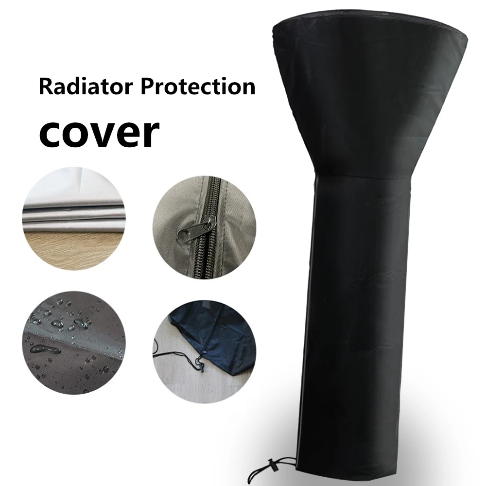 Heater Covers Waterproof  UV Resistant Tear Resistant with Zipper Suitable for Outdoor Garden Terrace Convenient Storage