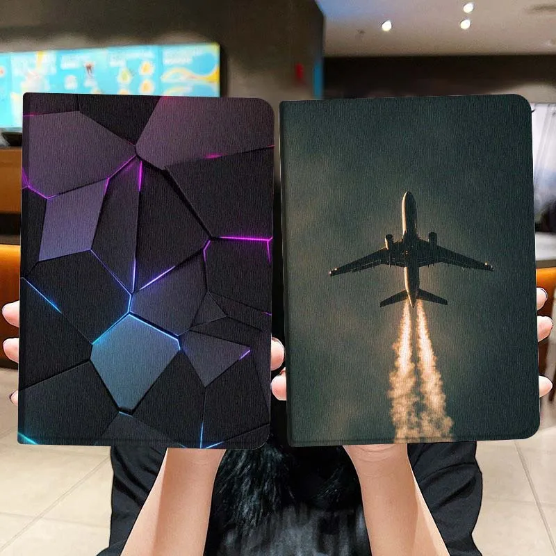 

Plane Carbon Fiber Luxury Cool Gift For Honor Pad 8 V8 9 GT MagicPad 13 3 2 Tab MatePad Pro Air 12 X 12.6 Foldable Tablet Case
