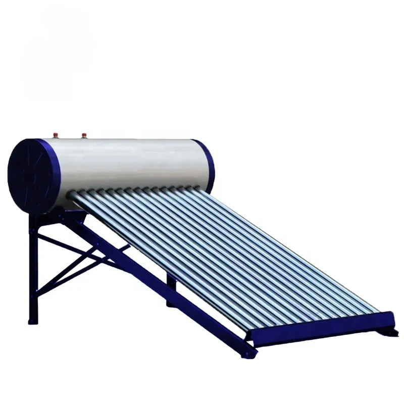 

Gold Seller Hot Sales 15 tubes and 130L High-quality Compact Non Pressure Stainless Steel Hot Solar Water Heaters