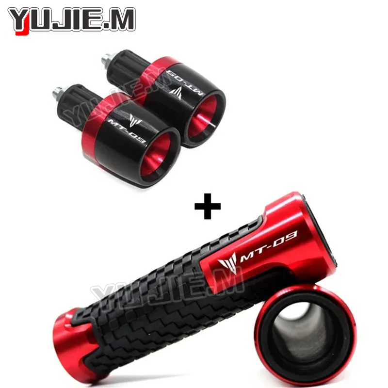 7/8'' 22mm Motorcycle Handle Grips Handlebar Grip Ends Plug FOR MT09 MT 09 MT-09 2013-2018 2019 2020 2021 2022