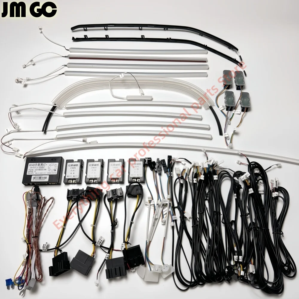 Automotive Ambient light parts for Audi Q5 Door LED light guide strip Interior Atmosphere modification MMI screen 30 colors
