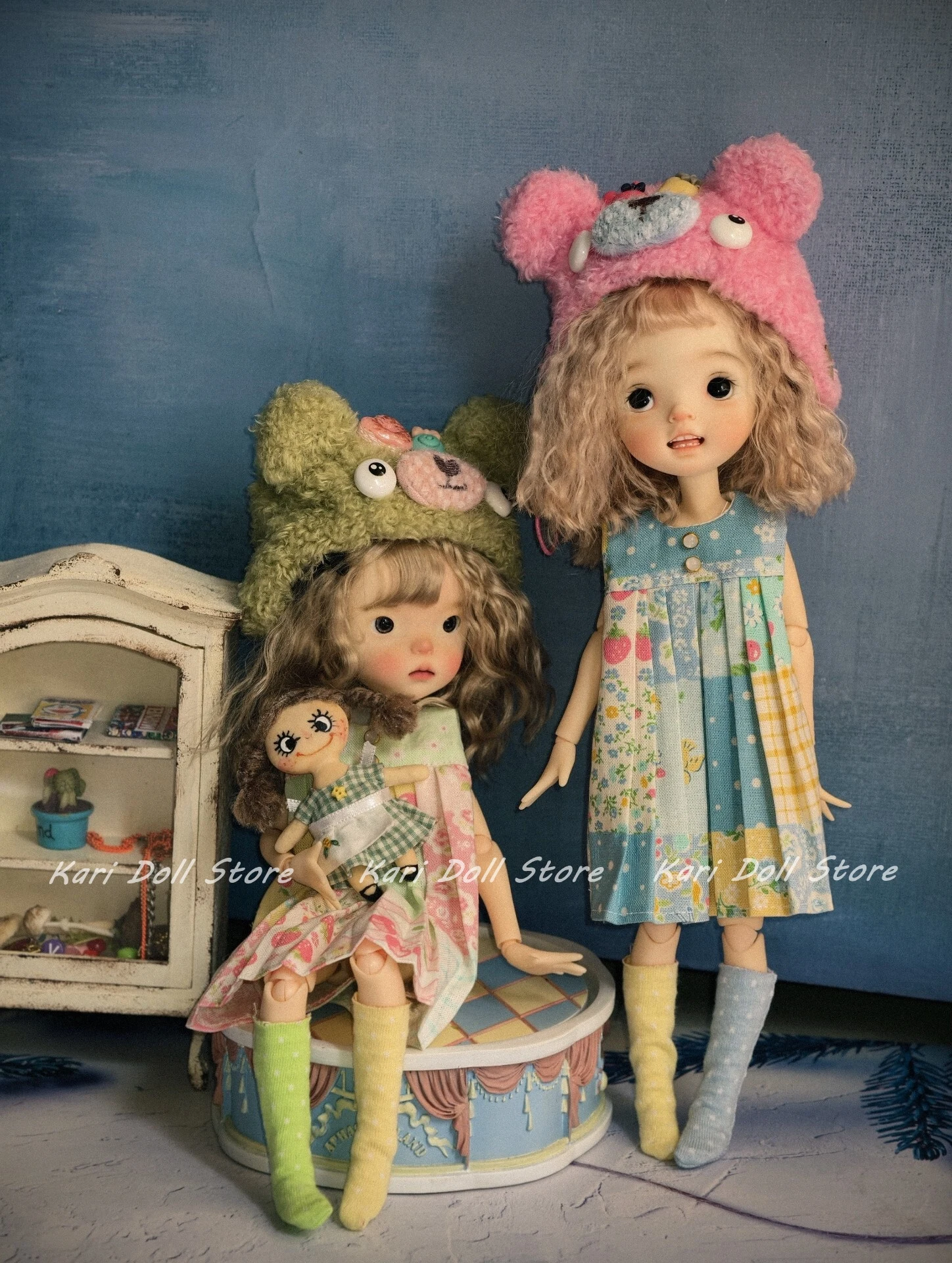 2026 Kari Doll Clothes and skirts Spring Flower Dress with Cute Hat Set for Landazz Landoudou Doll - Detail 1