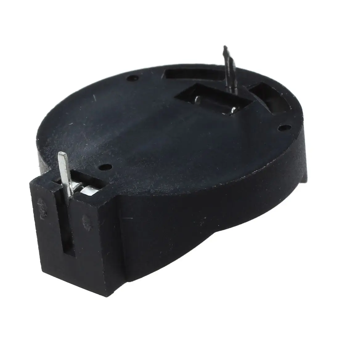 10pcs Black Round Button Battery Holder Case for CR2032 2016 2025 YDH