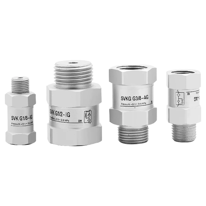 SVK-SVKG-G1/8/G1/4/G3/8/G1/2-IG-AG Vacuum Safety Logic Valve Check Valves Sucker SVK G1-8-IG SVKG G1-8-AG