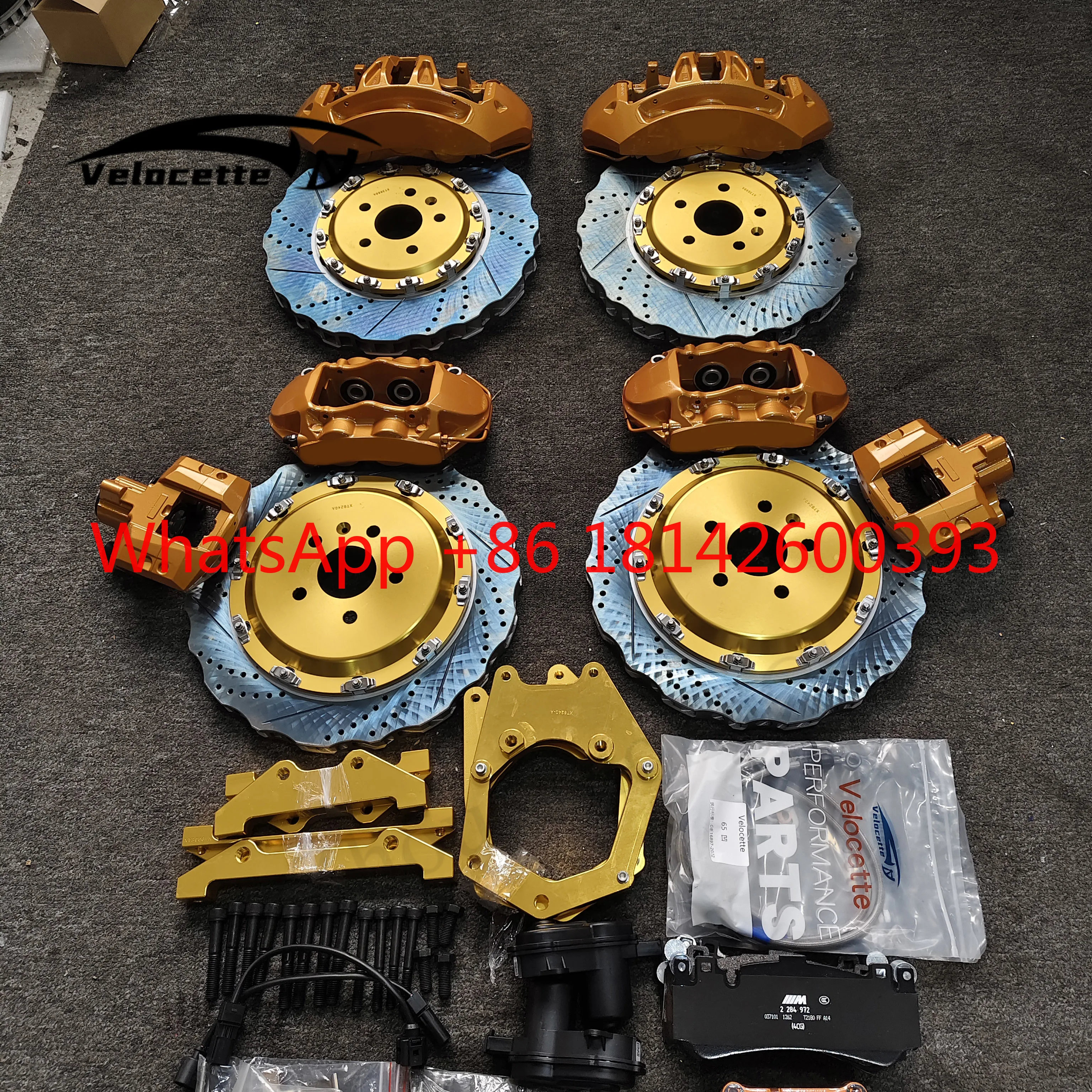 Custom 10 Pot Front Brake Caliper Kit 420mm Rotor Disc High Load Bearing Brake System for Full Size Off-road Vehicles