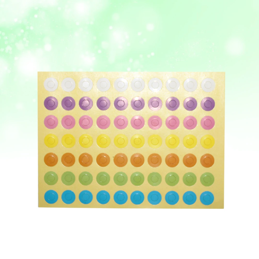 

Decorative Round Stickers Gift Tag Reinforcement Hole Stickers Craft Labels Premium Material for Decoration Office