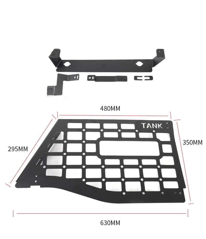 For Great Wall GWM WEY Tank 300 Trunk Storage Rack Left or Right Storage Rack Special Interior Accessories For Modification