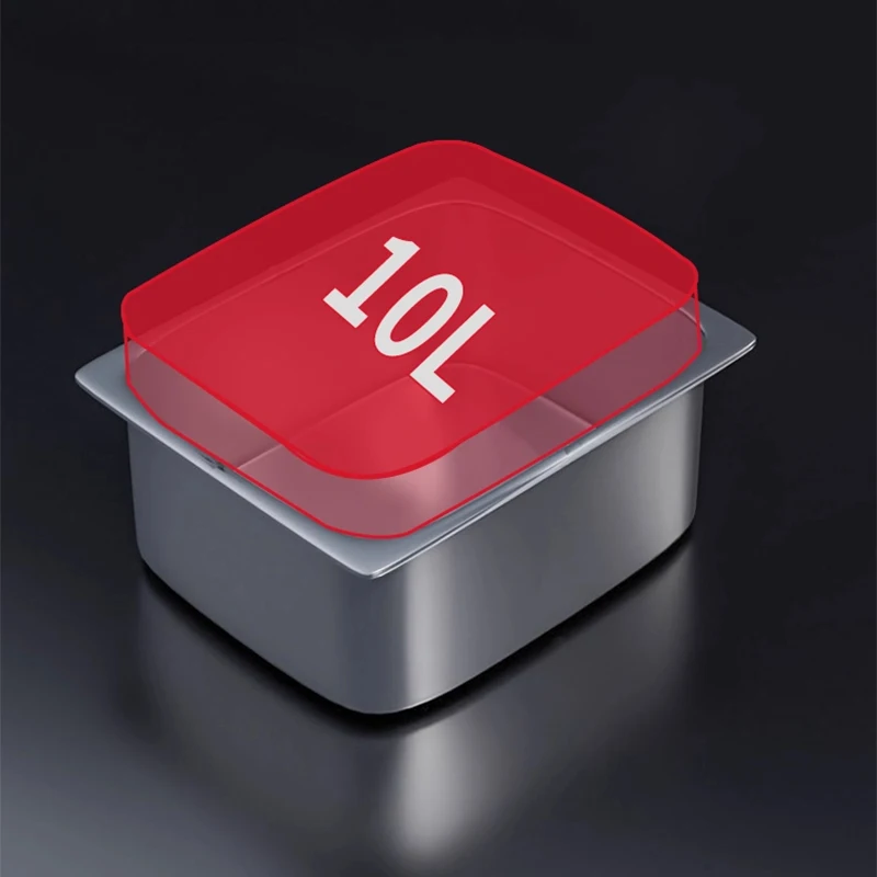 10L المقلاة الكهربائية التجارية اسطوانة واحدة درجة حرارة ثابتة القلي البطاطس المقلية القلي أسياخ وعاء خاص آلة القلي