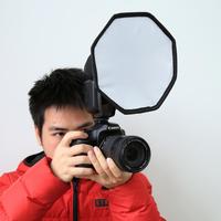 20cm Softbox Universal Octangle Style Foldable Flash Light Diffuser Octagon Speedlight Diffuser Softbox Soft Box for Canon Nikon