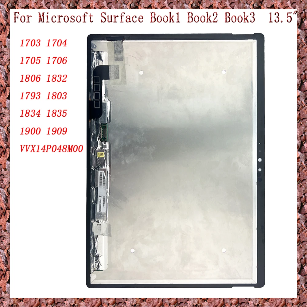 

AAA+ For Microsoft Surface Book 1 2 3 13.5" 1703 1704 1705 1706 LCD Display Touch Screen Digitizer Glass Assembly Repair