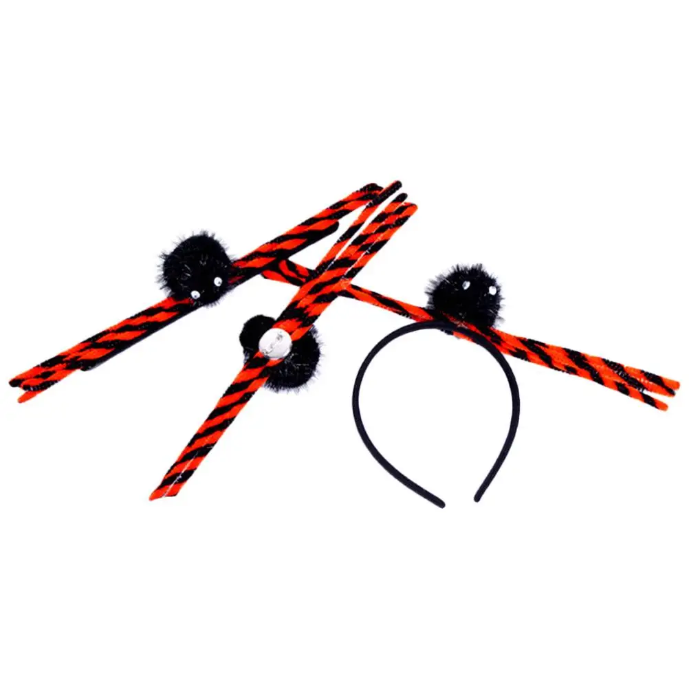 

3pcs Spider Brooch Hair Accessories Set Halloween Slap Bracelets Party Favors Lightweight Safe Material Carnivals Stage