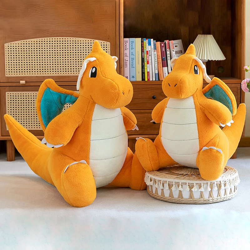 Pokemon Dragonite Plushie Toys Large Anime Dolls Cute Cartoon Pillow 35-70cm Pokémon Plush Stuffed Christmas Gift for Childrens