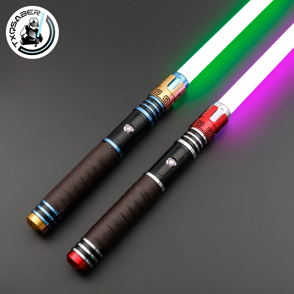 

TXQSABER Lightsaber SNV4 Neo Pixel Bluetooth App Control Smooth Swing Metal Hilt Blade Effect Blaster Laser Sword Toys ET6