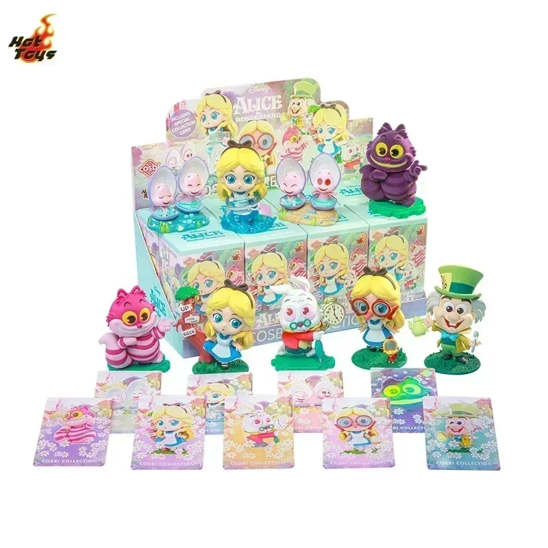 Alice no País das Maravilhas Cosbi Blind Box Brinquedos, Mini Figuras Anime, Coleção Periférica dos Desenhos Animados, Brinquedos para Presentes do Dia dos Namorados, Disney, Hot