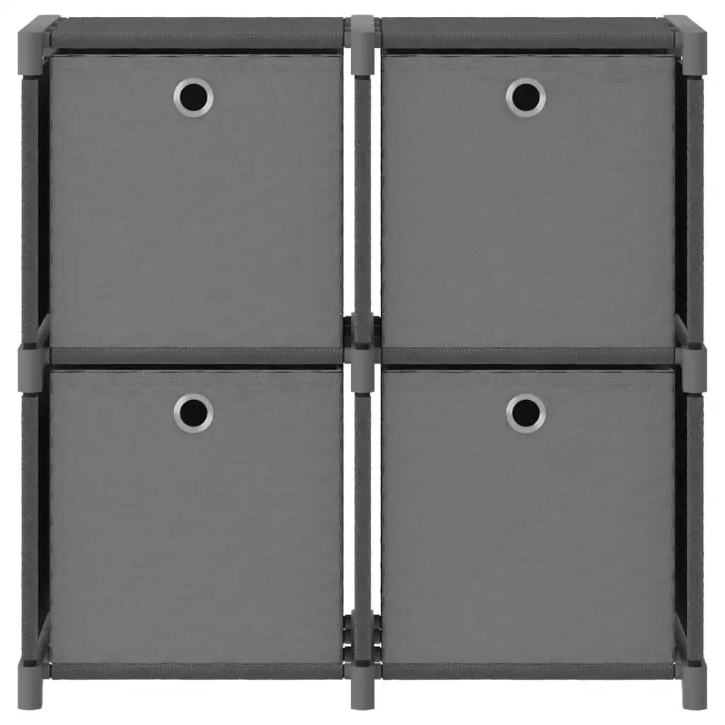 Présentoir en acier polyester gris moyen